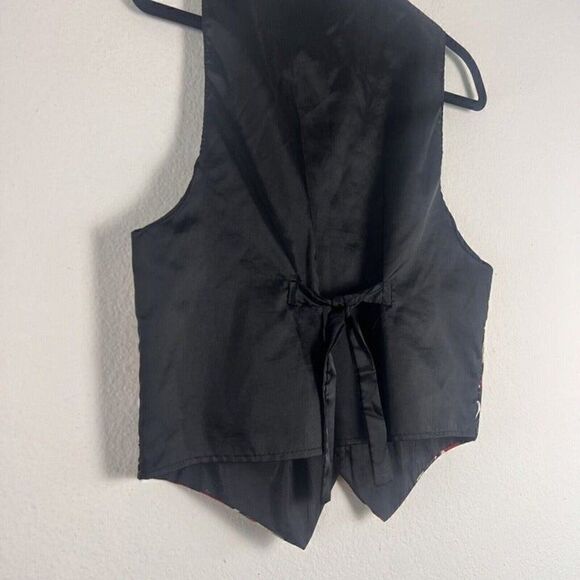 Looney Tunes Vintage 1994 Vest Valentines Red & Black Hearts Top Unisex One Size - Picture 8 of 11